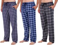 👕 men's lightweight flannel sleepwear set for optimal sleep and lounge comfort - new arrival logo