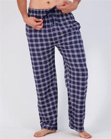 img 3 attached to 👕 Men's Lightweight Flannel Sleepwear Set for Optimal Sleep and Lounge Comfort - New Arrival