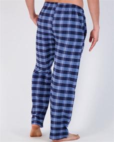 img 1 attached to 👕 Men's Lightweight Flannel Sleepwear Set for Optimal Sleep and Lounge Comfort - New Arrival