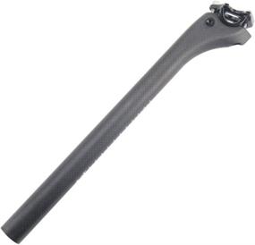 img 1 attached to 🚵 Alfa Pasca Carbon Fiber Dropper Seatpost for Mountain and Road Bikes - 3K Glossy/Matte Finish in Sizes 27.2/30.8/31.6