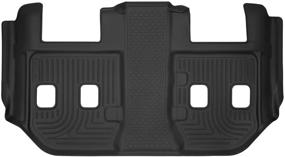 img 4 attached to 🐾 Husky Liners 53281: X-act Contour 3rd Seat Floor Mat - Perfect Fit for 2015-19 Cadillac Escalade ESV, Chevrolet Suburban & GMC Yukon XL with 2nd Row Bucket Seats - Black