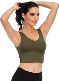 img 2 attached to 🏋️ Padded Sports Women's Workout Apparel