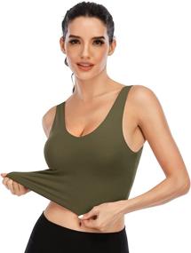 img 3 attached to 🏋️ Padded Sports Women's Workout Apparel