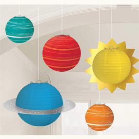 img 1 attached to 🚀 Illuminate Your Space Adventures with Out Of This World Space Lanterns - 5 pcs, Blast Off!