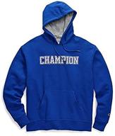 champion powerblend fleece pullover hoodie men's clothing logo