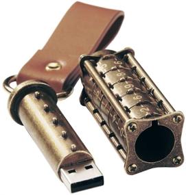 img 1 attached to 💾 Antique Gold Cryptex USB Flash Drive with 64 GB Storage