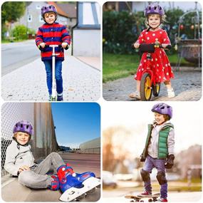 img 2 attached to 🚲 Child Multi-Sport Safety Helmet for Kids Ages 3-8 - Ideal for Biking, Cycling, Skating, and Scooting - Boys and Girls