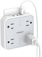 🔌 tessan multi plug outlet extender: surge protector with usb wall charger - ideal for travel, home, office use logo