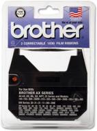 enhance typing efficiency with brother 1030 🖨️ correctable ribbon: 2 ribbons for daisy wheel typewriter logo