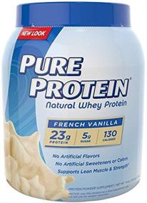 img 1 attached to 🍨 Vanilla Cream Pure Protein 100% Whey Protein - 1.6lb Tub