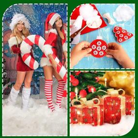 img 1 attached to 🎄 Riakrum Christmas Artificial Snow Decor Fluffy Fiber Stuffing Snow Covering - Fake White Snow for Christmas Tree Home & Party Decorations (120g)