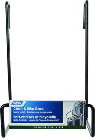 img 2 attached to 🪑 Convenient & Sturdy Camco 21029 Heavy Duty Chair Rack for RV Ladder - Ideal for Traveling with Folding, Picnic, and Beach Chairs - Black (51490)
