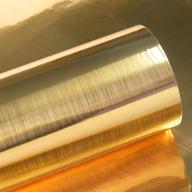 metallic gold self-adhesive contact paper 17.7” x 118” | peel and stick wallpaper | waterproof diy decor shelf liner film roll | metal-look wallpaper | gold contact paper covering логотип