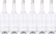 concession express long neck 32oz quart bottles: flip-top caps for ultimate convenience logo