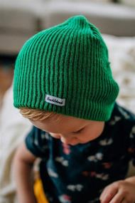 img 2 attached to 🧶 Striped Beanie Baby Hat for Boys - Perfect for Your Little One's Love