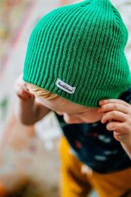 img 1 attached to 🧶 Striped Beanie Baby Hat for Boys - Perfect for Your Little One's Love