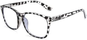 img 4 attached to 👓 FEISEDY Vintage Reading Blue Light Blocking Glasses: Stylish Protection for Women and Men - B2519