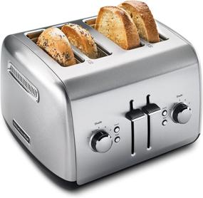 img 1 attached to 🔥 Stunning Brushed Stainless Steel KitchenAid KMT4115SX Toaster – Upgrade Your Kitchen Today!