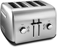 🔥 stunning brushed stainless steel kitchenaid kmt4115sx toaster – upgrade your kitchen today! логотип