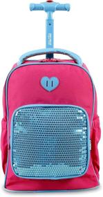 img 2 attached to Shimmering Glow: World 🎒 New York Sparkle Backpack Unveiled