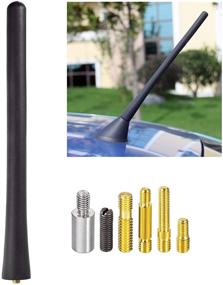 img 3 attached to 🚗 Bingfu Universal Vehicle Roof Mount Antenna Mast: 6.3 inch Rubber Car Antenna Replacement for Toyota, Honda, Chevrolet, Nissan, Ford, Jeep, Subaru, GMC