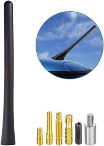 img 2 attached to 🚗 Bingfu Universal Vehicle Roof Mount Antenna Mast: 6.3 inch Rubber Car Antenna Replacement for Toyota, Honda, Chevrolet, Nissan, Ford, Jeep, Subaru, GMC