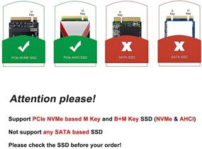 img 3 attached to 🔧 M.2 NVME SSD Converter for MacBook Air Pro Retina (2013-2017): Upgrade Kit for A1465 A1466 A1398 A1502