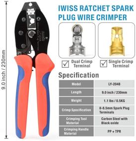 img 3 attached to 🔧 IWISS Ракетный обжимной инструмент для проводов зажигания свечей накала диаметром 8,5 мм и терминалов