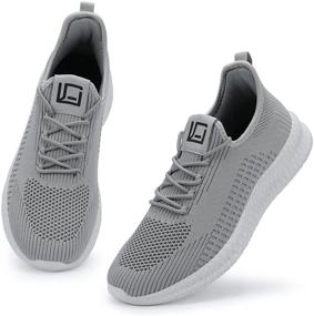 img 4 attached to LCGJR Lightweight Breathable Comfortable Sneakers Men's Shoes for Athletic