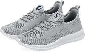 img 1 attached to LCGJR Lightweight Breathable Comfortable Sneakers Men's Shoes for Athletic