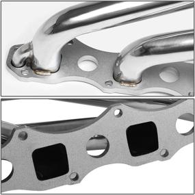 img 1 attached to 🚀 DNA Motoring HDS-DPU03-2WD-LT Stainless Steel Exhaust Headers for 03-07 Dodge Ram 1500 5.7L 2WD: Enhanced Performance and Durability