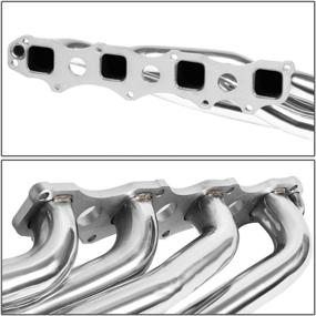 img 2 attached to 🚀 DNA Motoring HDS-DPU03-2WD-LT Stainless Steel Exhaust Headers for 03-07 Dodge Ram 1500 5.7L 2WD: Enhanced Performance and Durability