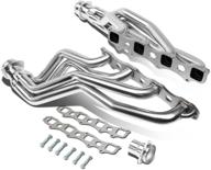 🚀 dna motoring hds-dpu03-2wd-lt stainless steel exhaust headers for 03-07 dodge ram 1500 5.7l 2wd: enhanced performance and durability logo