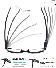 img 2 attached to OuShiun Blocking Computer Lightweight Eyeglasses