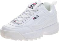 fila disruptor sneaker peacoat vinred logo