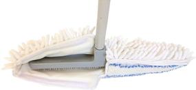 img 2 attached to 🧹 Quality Line Universal Carpet Rake with Bonus Microfiber Mop Pad | Effective, Safe, and User-Friendly | Rug and Carpet Cleaner with Ergonomic Design | 4 Ft Extendable Pole | Custom Fit for Wet and Dry Floor Cleaning | Premium Quality and Reusable