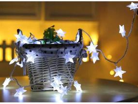 img 1 attached to 🌟 100 LED Star String Lights: Waterproof Fairy Lights for Indoor & Outdoor Décor, Wedding Party, Christmas Tree, Garden Decoration