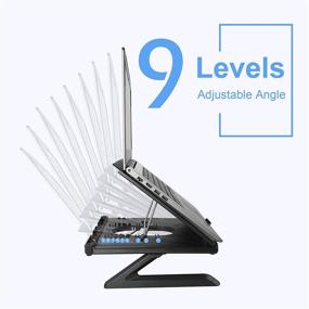 img 2 attached to Multi Angle Adjustable Heat Vent Ergonomic Compatible Laptop Accessories