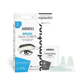 img 4 attached to Andmetics Depilatory Strips Men Eyebrows