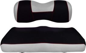 img 4 attached to NOKINS Golf Cart Y Type Seat Cover Kit: Protect and Update Yamaha Drive Front Row Seat Cushion Easily