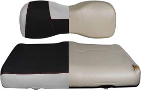 img 1 attached to NOKINS Golf Cart Y Type Seat Cover Kit: Protect and Update Yamaha Drive Front Row Seat Cushion Easily