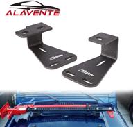 🚙 alavente high lift jack hood bracket for jeep wrangler - cj 1944-1986 / yj 1987-1995 / tj 1997-2006 (pair, black) logo