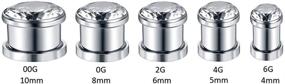 img 3 attached to 🔩 Xpircn Stainless Steel Screw Tunnel Gauge Earring Expander Stretching Kit: Your Ultimate Solution for Comfortable and Stylish Ear Stretches