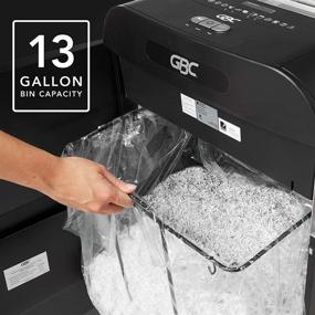 img 2 attached to 🔪 GBC DX18-13 Cross-Cut Paper Shredder, Jam Free, 18 Sheet Capacity, Ideal for 5-10 Users (1758585)