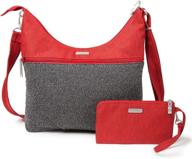 🛍️ rfid protected baggallini anti theft hobo bag for women - handbags & wallets logo