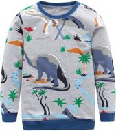 howjojo cotton t shirts: adorable dinosaur graphics for boys' clothing logo