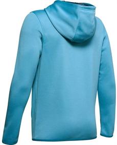 img 1 attached to 🔥 Stay cozy with the Under Armour Boys Armour Fleece Wordmark Hoodie