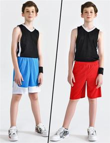 img 1 attached to Boys' Athletic Basketball Activewear Clothing by Liberty Imports