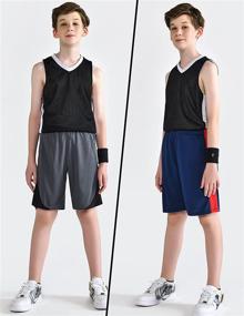 img 2 attached to Boys' Athletic Basketball Activewear Clothing by Liberty Imports