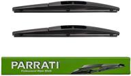 parrati oem quality 10 inch premium all-season rear windshield 👍 wiper blades - pack of 2: original equipment replacement for optimal performance logo
